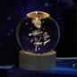 Luminous Starry Sky And Planets Moon Moon Crystal Ball Small Night Lamp Projection Ambience Light Creative Gift New Strange Gift A&S Collection
