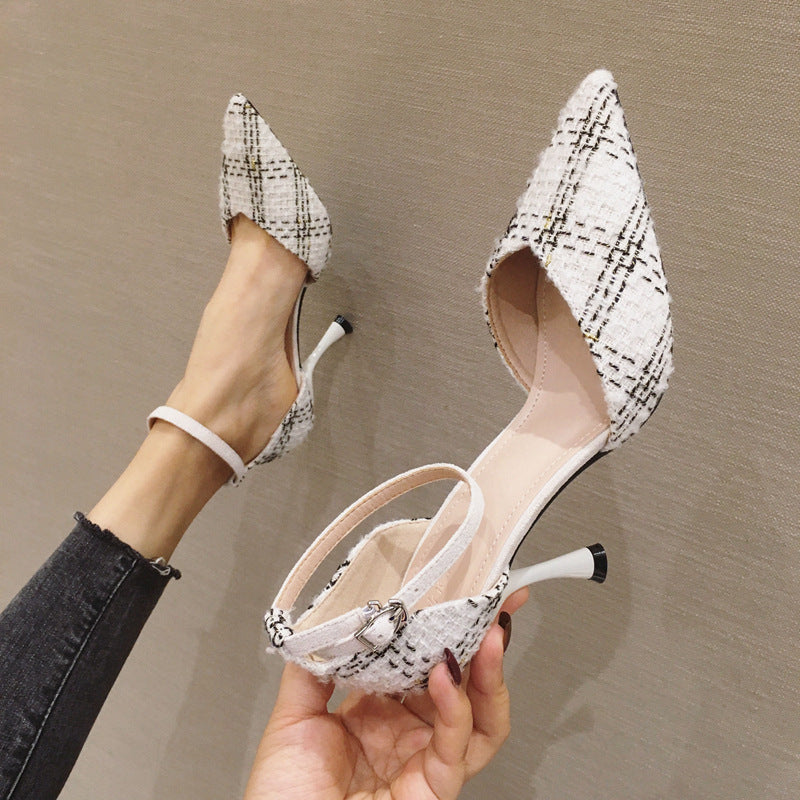 Step into Elegance with Small Fragrant Stiletto High Heels for Women CJ