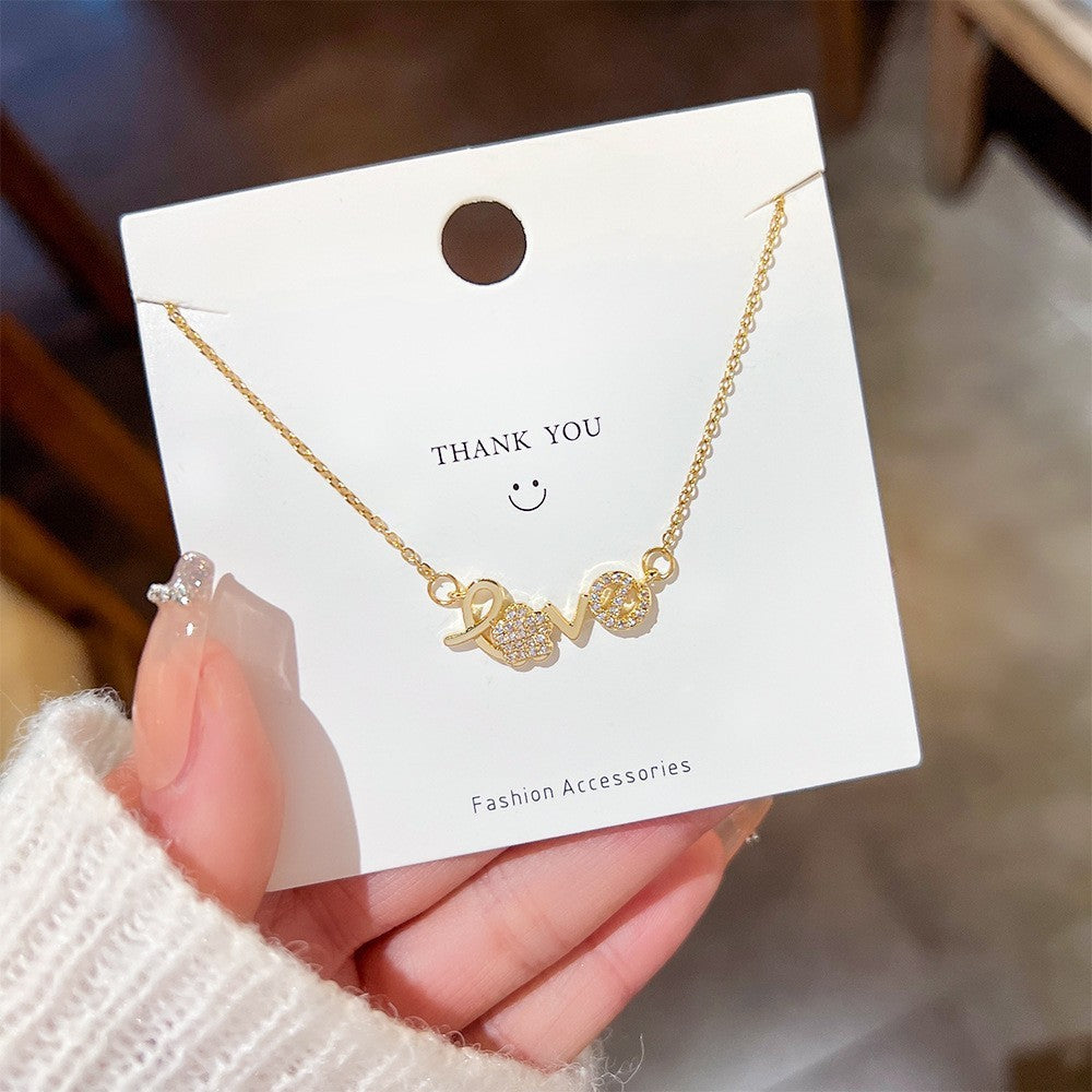 Fashion Titanium Steel Necklace - Light Luxury Design with Advanced Sense for Unique Style CJ