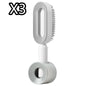 Self Cleaning Hair Brush For Women One-key Cleaning Hair Loss Airbag Massage Scalp Comb Anti-Static Hairbrush CJ