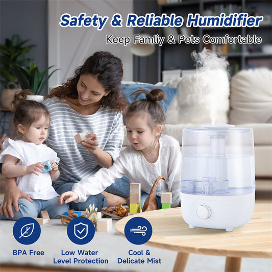 Low Water Level Protection Without Bisphenol A 4L Mechanical Humidifier A&S Collection