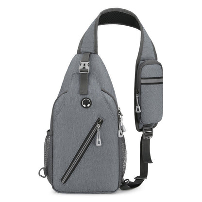 New Multifunctional Men's Shoulder Crossbody Bag Male Hard-Wearing Canvas Shoulder Messenger Bags Chest Bag CJ