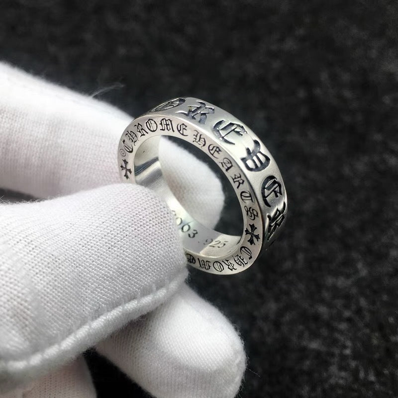 Sterling silver CH Crowe Eternal Heart forever Ring True love Classic vintage do old male and female couples A&S Collection
