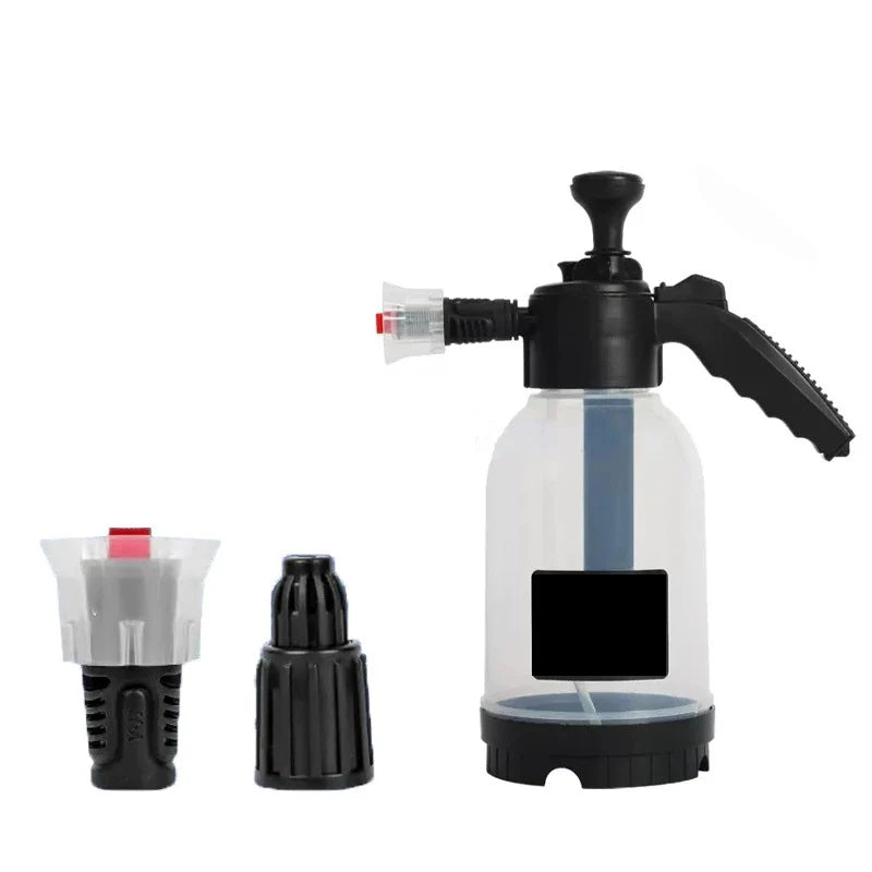 2L Hand Pump Foam Sprayer: Versatile Gardening and Cleaning Tool with Snow Foam Gun Nozzle and Pressure Relief Valve A&S Collection