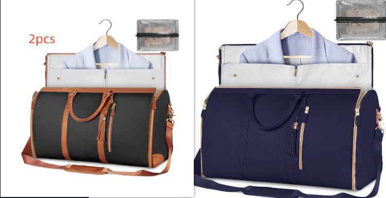 Large Capacity Travel Duffle Bag Women's Handbag Folding Suit Bag Waterproof Clothes Totes A&S Collection