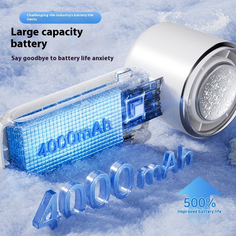 New Ice Pack High-Speed Handheld Eletirc Fan Speed Adjustable Folding Mini Fan Portable Outdoor Hanging Neck Small Fan A&S Collection