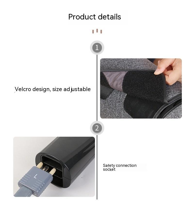 Air Knee Massager: Household Air Pressure Massager for Legs - Electric Air Wave Leg Massage Instrument A&S Collection