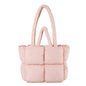 New Tote bag Puffer bag Quilted Bag women's large capacity soft advanced feeling filled cotton bag foreign style all underarm shoulder bag A&S Collection