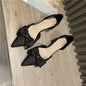 Elegant White French High Heels: Perfect for Weddings and Special Moments CJ