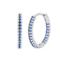 Elegant Multicolor Zircon Circle Ear Clip Earrings for Women – Perfect Fashion Accessory for Any Occasion CJ