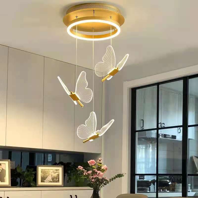Bedroom Bedside Lamp Living Room Showcase Butterfly Table Lamp A&S Collection