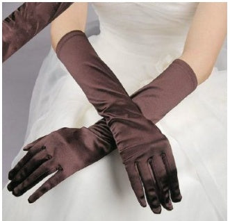 Wedding Dress Gloves Show Banquet CJ