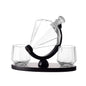 Whiskey Wine Set Suit Diamond Type Wine Bottle Wine Glass Borosilicate Glass Wine Pourer Kitchen Gadgets A&S Collection