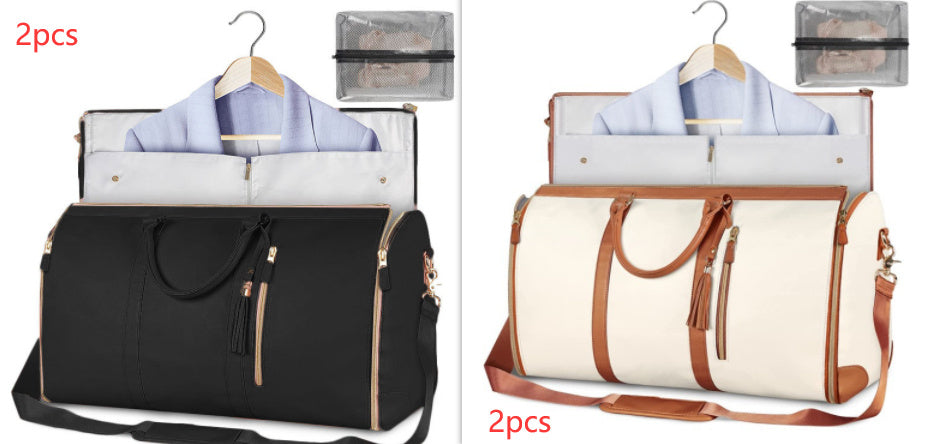Large Capacity Travel Duffle Bag Women's Handbag Folding Suit Bag Waterproof Clothes Totes A&S Collection