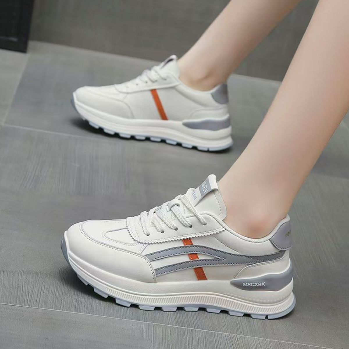 Round Toe Lace-Up Athletic.