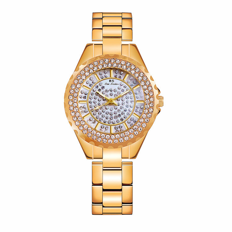 Full diamond female watch A&S Collection