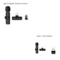 Dual Wireless Lavalier Microphone - Perfect for Outdoor Use with Crystal-Clear Audio CJ