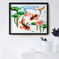 Quilted Paper Illustration Material Package Set Lobby Decoration Painting Slot A&S Collection