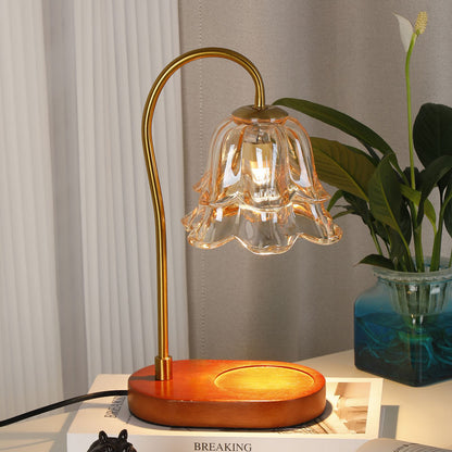 French Retro Bedroom Bedside Linglan Fragrance Lamp Wax Melting Lamp