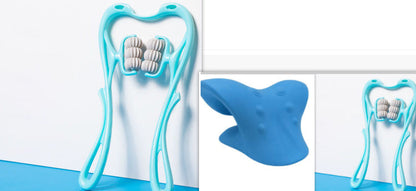 Multifunctional Manual Six-wheel Neck Massager Massage Relieve Roller Massage Tool A&S Collection