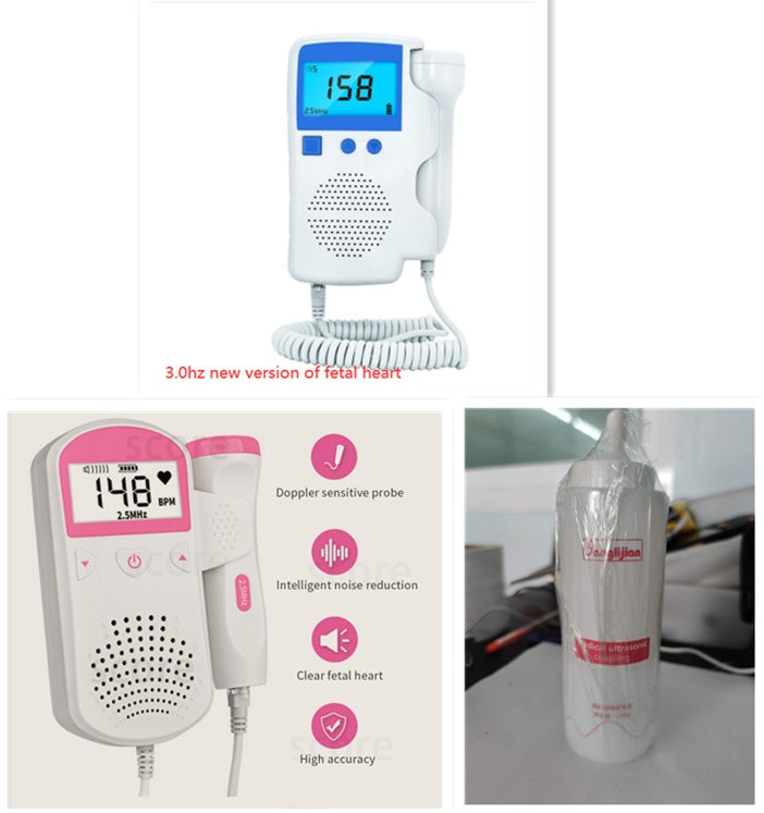 Fetal Heart Rate Monitor Home Pregnancy Baby Fetal Sound Heart Rate Detector A&S Collection