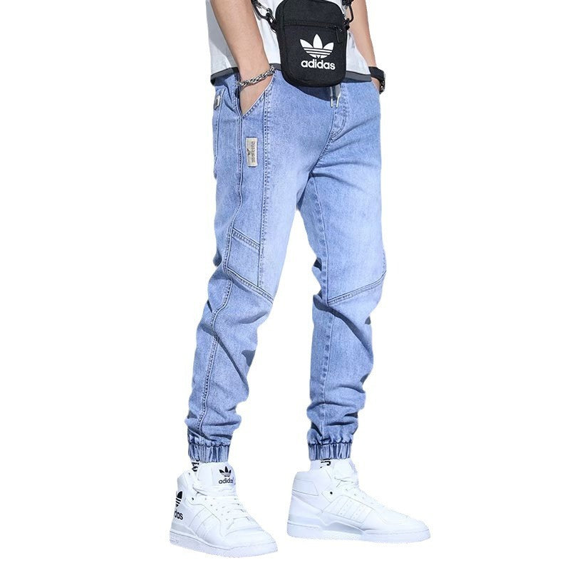 Men's Jeans Slim Fit Fashion Ankle-tied Harem Pants A&S Collection