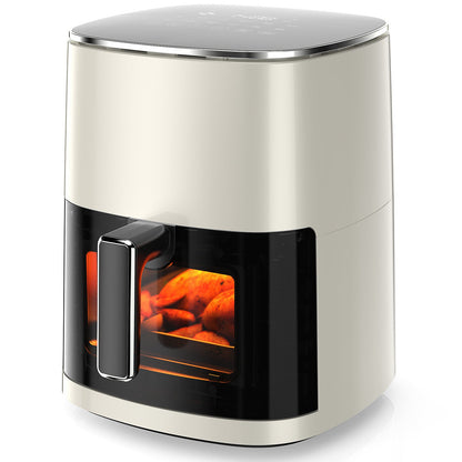 Air Fryer 6 Quart Capacity With Window Square Air Fryer 12-in-1 Air Fry, Roast, Reheat, Dehydrate, Bake, Steam With 400F A&S Collection