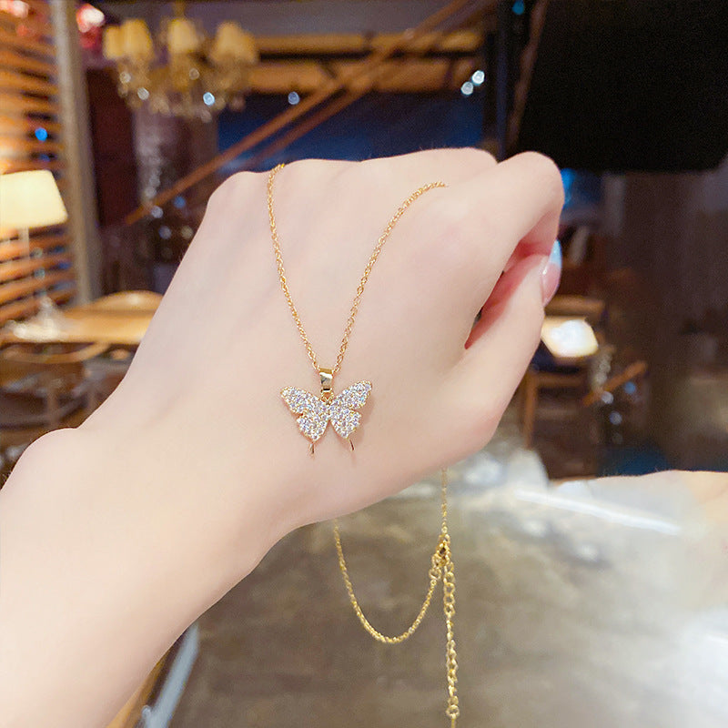 Fashion Titanium Steel Necklace - Light Luxury Design with Advanced Sense for Unique Style CJ