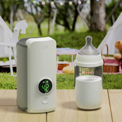 Portable Wireless Rechargeable Baby Bottle Warmer USB Charging And Heating Bag Portable Constant Temperature Milk Warmer Universal Bottle Insulation Sleeve A&S Collection