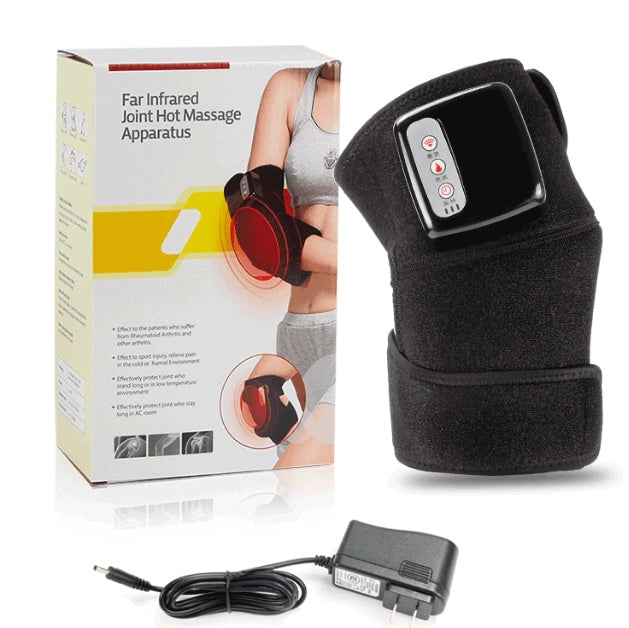 Electric Infrared Heating Knee Massager Wrap Elbow Joint Support Vibration Therapy Physiotherapy Machine Pain Relief Massageador A&S Collection