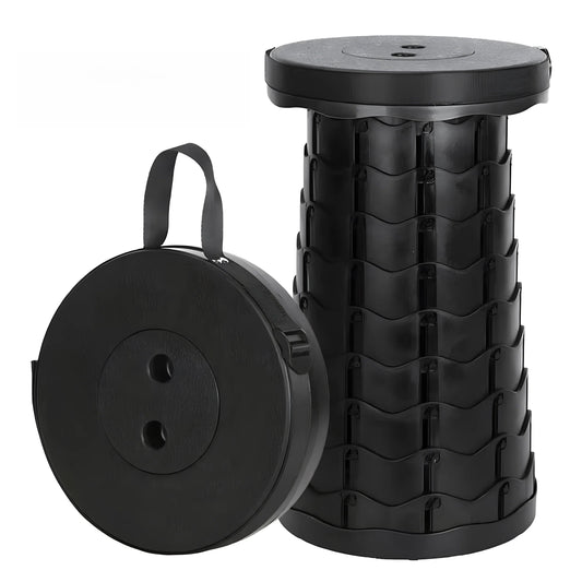 Folding Telescopic Stool Storage Stool Outdoor Travel Folding Stool Adjustable Plastic Fishing Stool Rainbow Telescopic Stool A&S Collection