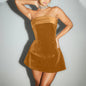 Chic Tube-Top A-Line Dress with Zipper - Perfect for Parties and Evening Glam! CJ