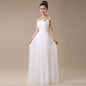Evening dress one-shoulder dinner banquet long banquet A&S Collection