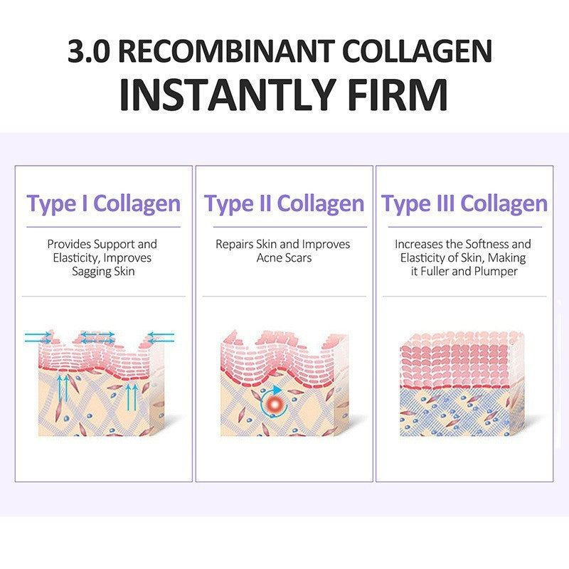 Collagen Serum Moisturizing Hydration Absorption Light Lines.