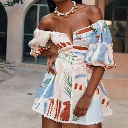 Floral Lace V-Neck Dresses - Shop Now CJ