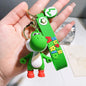 Game Super Mario Bros Keychain Anime Figure Car Decoration Backpack Pendant Accessories Kids Toy Christmas Birthday Gifts