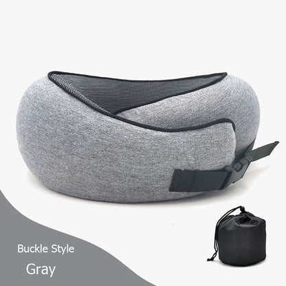 Travel Neck Pillow Non-Deformed Airplane Pillow Travel Neck Cushion Durable U-Shaped Travel Memory Cotton Nap Neck Pillow A&S Collection