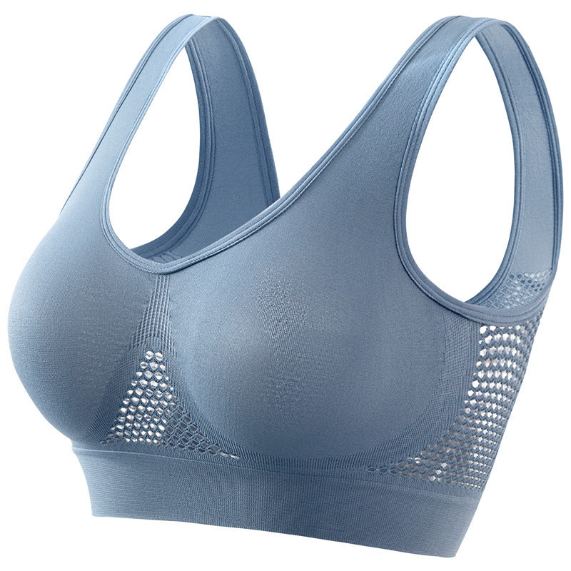Plus Size Women's Small Chest Push-up Workout Running Yoga A&S Collection