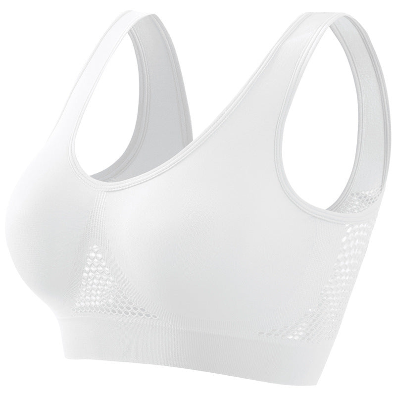 Plus Size Women's Small Chest Push-up Workout Running Yoga A&S Collection