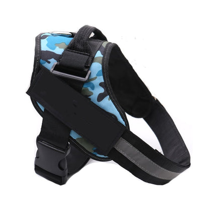 Personalized Dog Harness NO PULL Reflective Breathable Adjustable Pet Harness Vest For Small Large Dog Custom Patch Pet Supplies A&S Collection