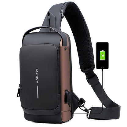 Motorcycle Chest Bag Password Anti-theft Men's Fashion A&S Collection