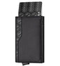Credit Card Case With Double Id Window Rfid Blocking Automatic Leather Up Wallet A&S Collection