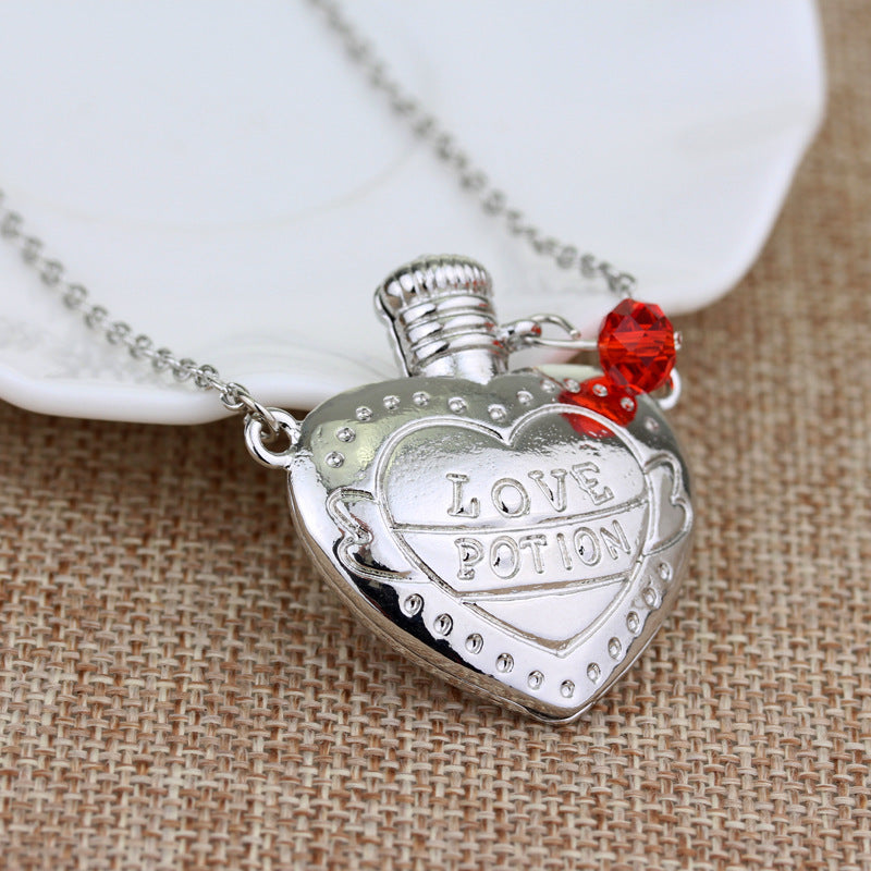 Fashion Necklace Love Poison Love Pill Bottle Pendant Valentines Day Gift A&S Collection