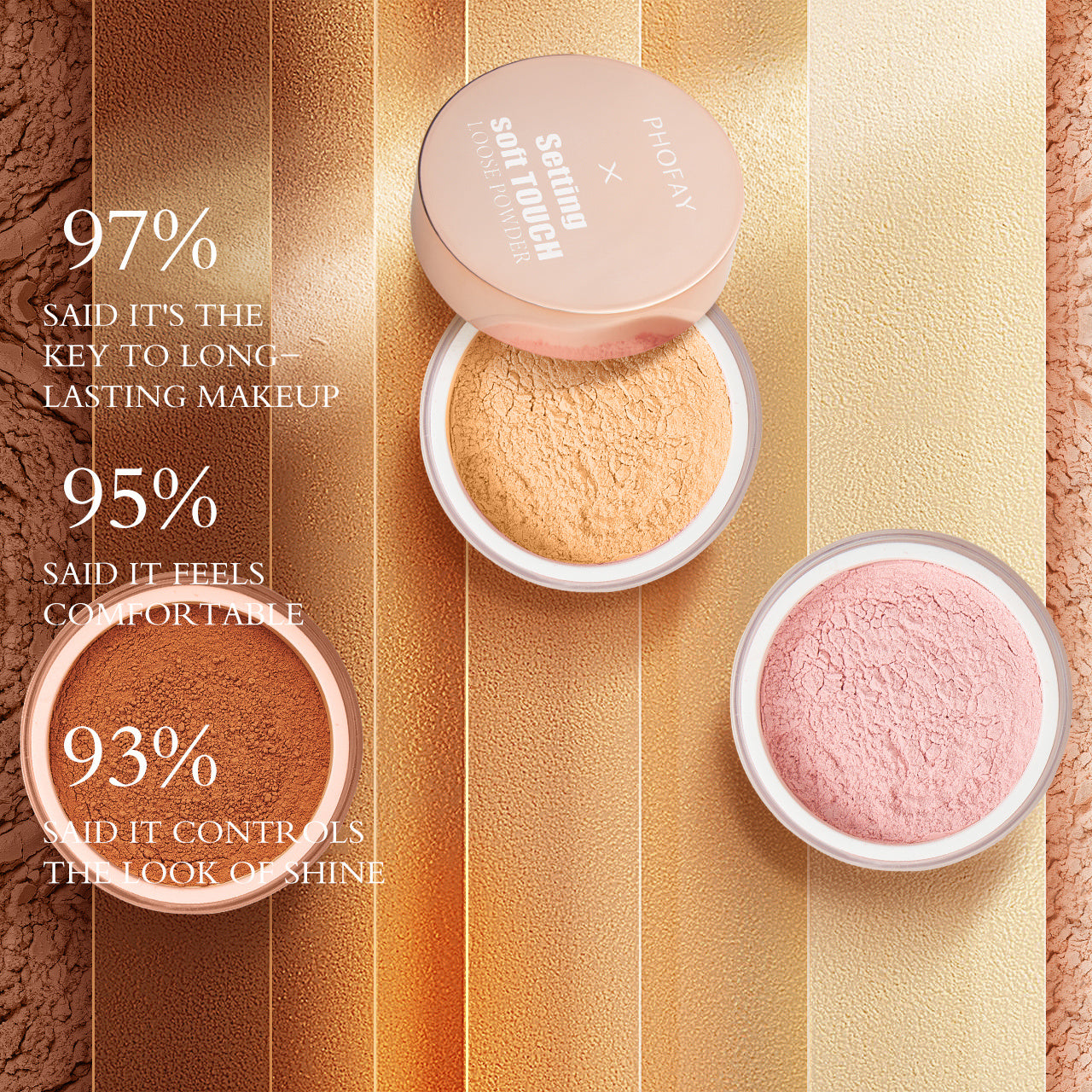 PHOFAY Setting Soft Touch Loose Powder A&S Collection