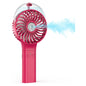 3000mAh Battery Electric USB Mini Cooling Fans Portable Handheld Misting Mist Rechargeable Fan