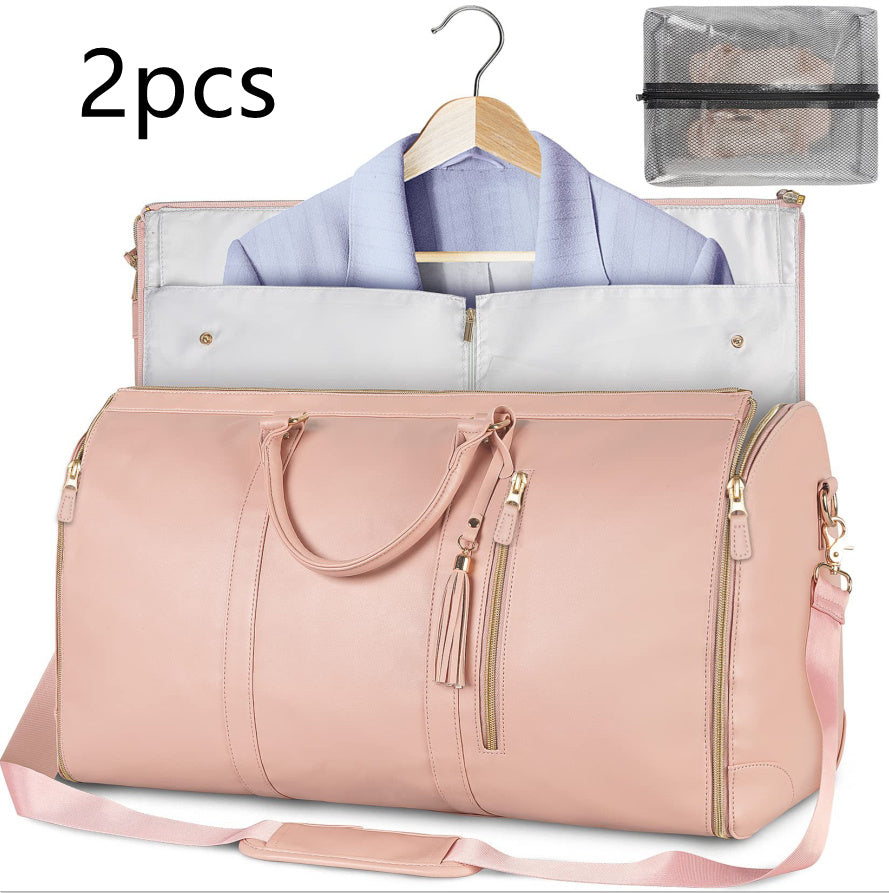 Large Capacity Travel Duffle Bag Women's Handbag Folding Suit Bag Waterproof Clothes Totes A&S Collection