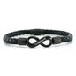 To My Man Custom Names Love You Forever And Always Infinity Leather Bracelet For Husband Dad Son A&S Collection