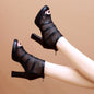 Best Mesh Shoes for Women | Thick Heel High Heels – Shop Now CJNS1272194