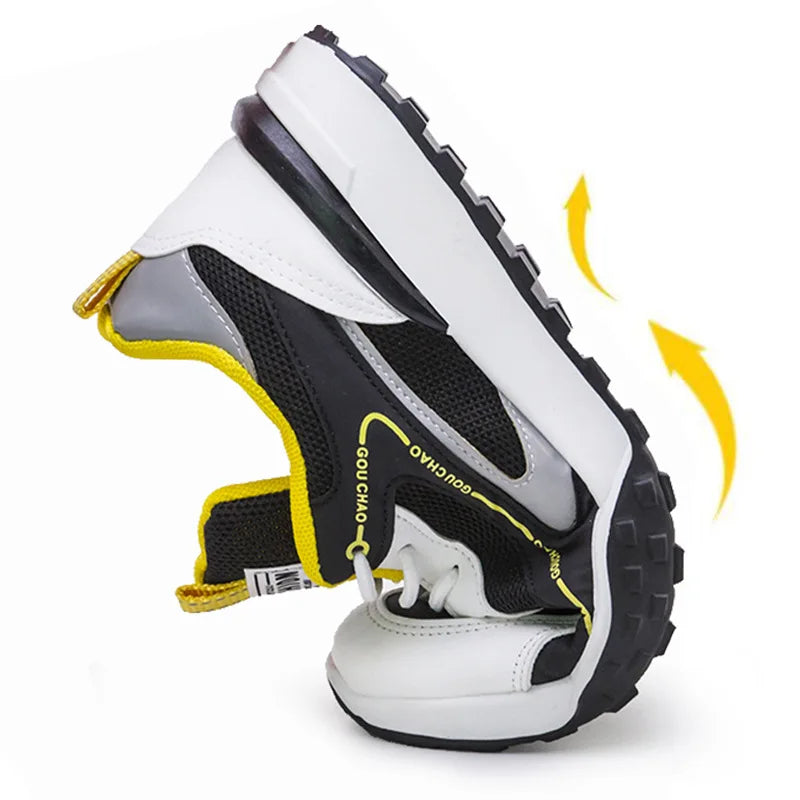 Various Styles of Men's Flying Woven Breathable Student Leisure Mesh Walking and Running Shoes A&S Collection