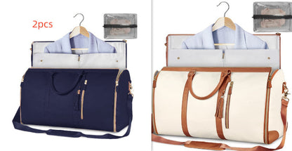 Large Capacity Travel Duffle Bag Women's Handbag Folding Suit Bag Waterproof Clothes Totes A&S Collection